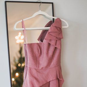 BCBGMaxAzria - Audrey Dress - One Shoulder (Dusty Rose)